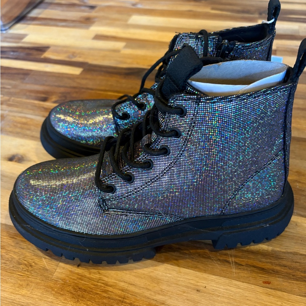 Holographic Kids Boots